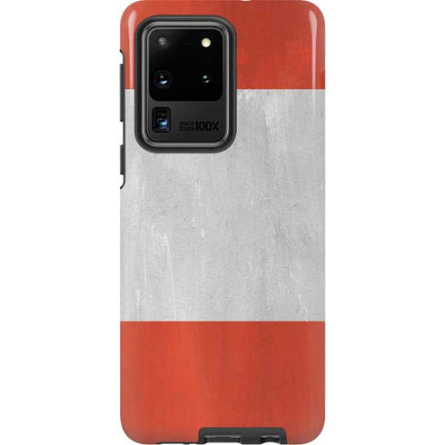 Distressed Austria Flag Galaxy S20 Ultra 5G Pro Case